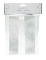 White Wedding Car Ribbon Set