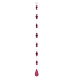 Cerise Teardrop and Pearl Garland 50cm 