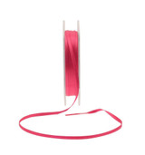 Cerise Satin Ribbon 3mm 