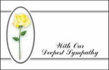 Yellow Rose-With Our Deepest Sympathy Yellow Rose-With Our Deepest Sympathy