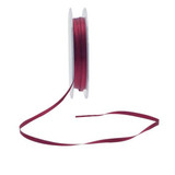 Burgundy Satin Ribbon 3mm 