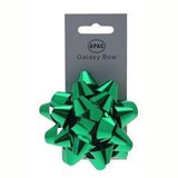 Metallic Green Galaxy Bow 75mm