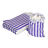 Purple Small Candy Stripe Bag