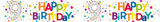 Happy 9th Birthday Banner 