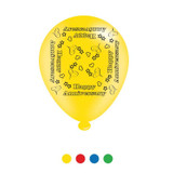 Happy Anniversary Latex Balloons x8 Happy Anniversary Latex Balloons x8