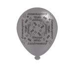25th Anniversary Latex Balloons x8 25th Anniversary Latex Balloons x8