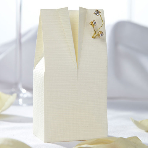 Ivory Tux Favour Box