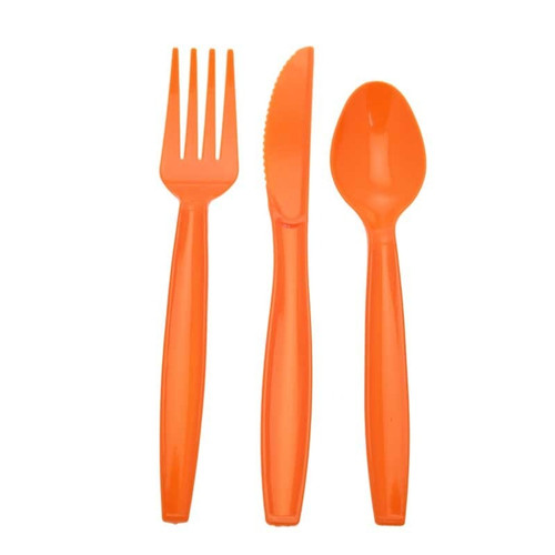 Orange Assorted Cutlery 18 Piece Orange Assorted Cutlery 18 Piece