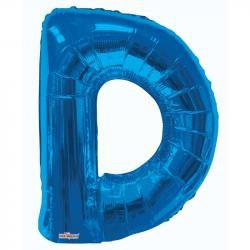34"  Letter Balloon - D - Blue