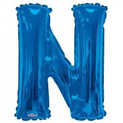 34"  Letter Balloon -  N - Blue