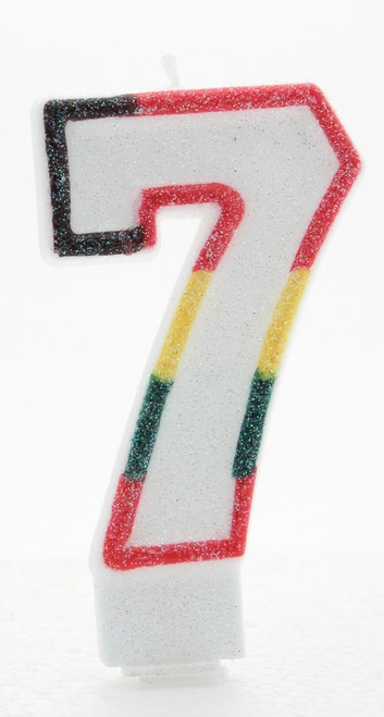 Giant Multicoloured Candle Age 7