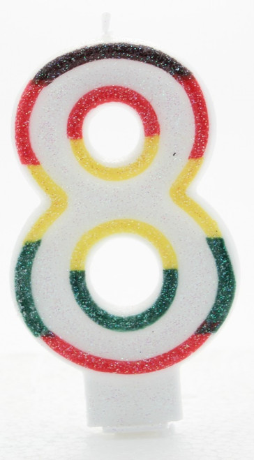 Giant Multicoloured Candle Age 8