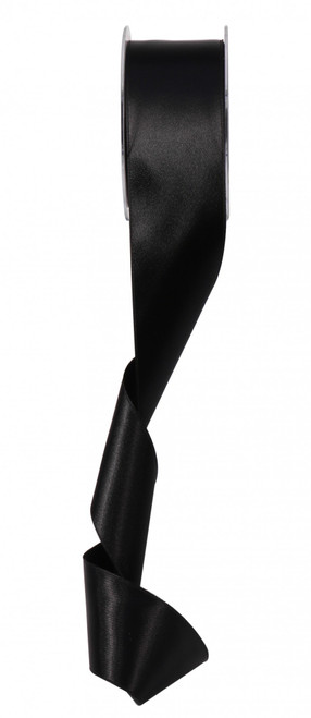 Black Satin Ribbon 50mm Black Satin Ribbon 50mm