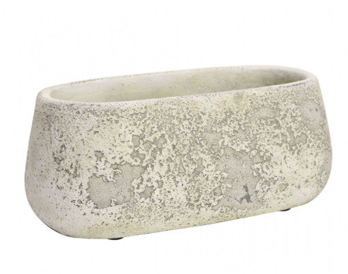 Rustic Trough Cement Flower Pot 10cm Rustic Trough Cement Flower Pot 10cm