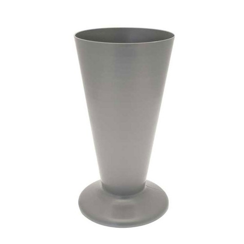Silver Plastic Flower Vase 46cm