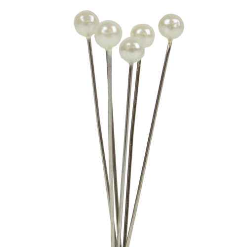 Ivory Pearl Headed Pins (4cm)