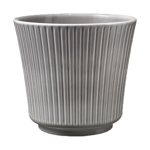 Warm Grey Delphi Ceramic Pot (16cm)