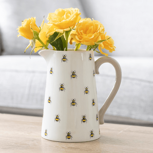 Bee Ceramic Flower Jug Bee Ceramic Flower Jug