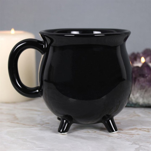 Plain Black Cauldron Mug  Plain Black Cauldron Mug