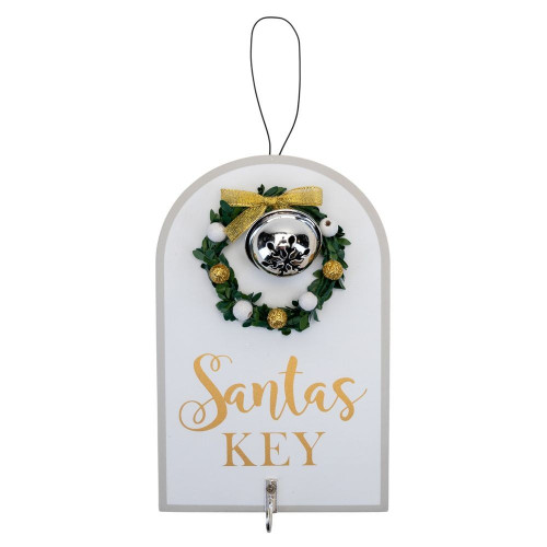 Santa\'s Key Hook Plaque Santa\'s Key Hook Plaque