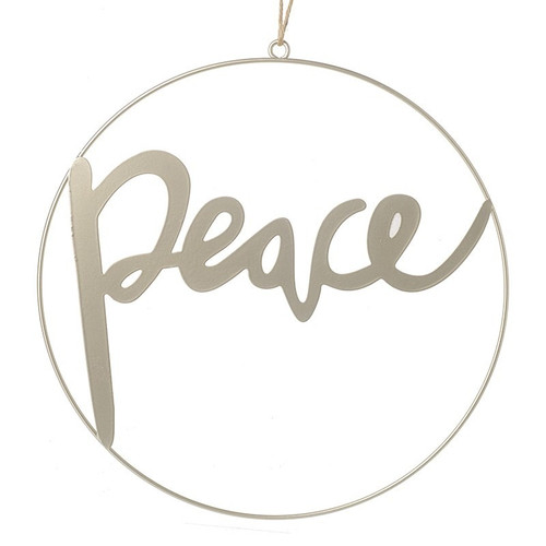 Peace Hoop Hanger (30cm)