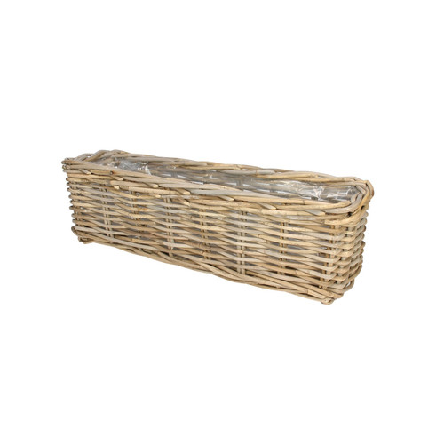Natural Rectangular Trough Basket (60cm)