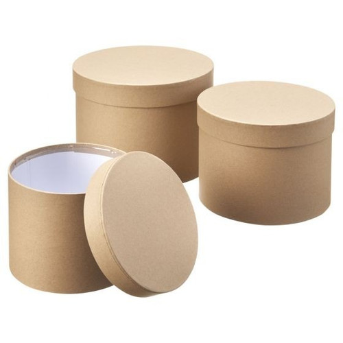 Kraft Symphony Hat Boxes (Set of 3) Kraft Symphony Hat Boxes (Set of 3)