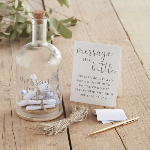Message in a Bottle Wedding Guest Book Alternative Message in a Bottle Wedding Guest Book Alternative