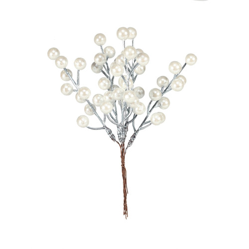 Winter Wonderland White Berry Bunch (H20cm) Winter Wonderland White Berry Bunch (H20cm)