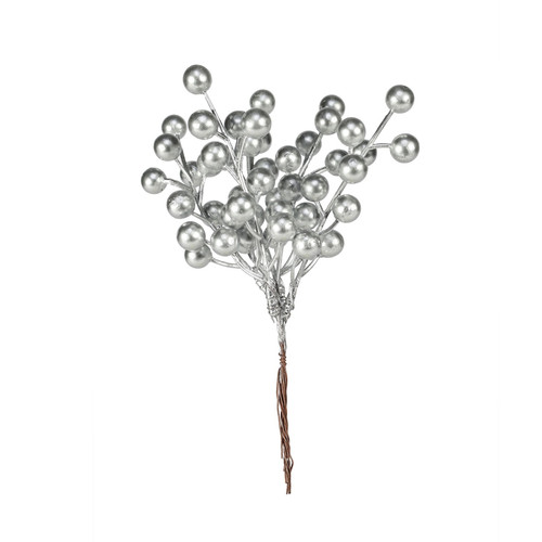 Silver Berry Bunch (H20cm) Silver Berry Bunch (H20cm)