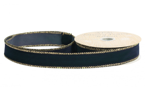 Navy Velvet Ribbon (25mm x 9m) Navy Velvet Ribbon (25mm x 9m)