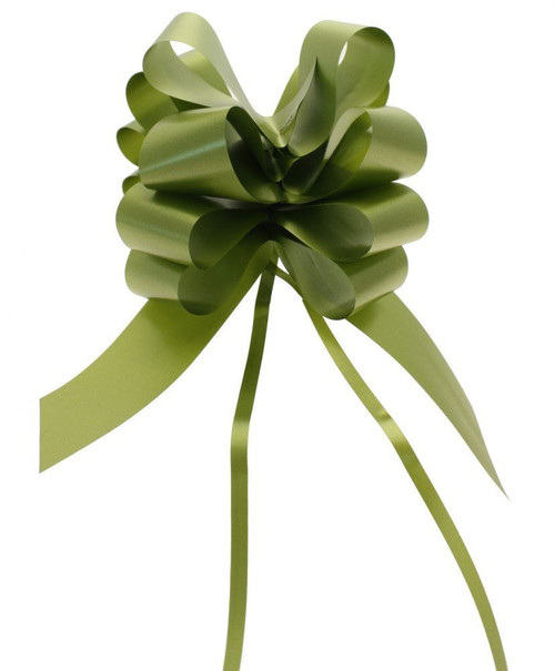 Moss Green Pull Bow 50mm 