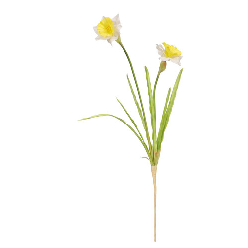 Monet Daffodil Yellow/White 58cm  Monet Daffodil Yellow/White 58cm