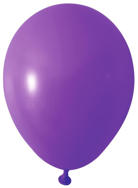Violet Round Shape Latex Balloon - 5 inch (Pk 100) Violet Round Shape Latex Balloon - 5 inch (Pk 100)