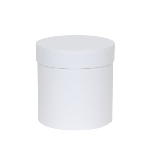 Pearl White Hat Box (D13cm x H14cm)