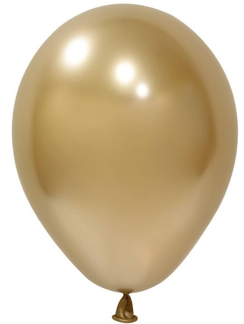 Gold Chrome Latex Balloon 5inch (Pack of 100) Gold Chrome Latex Balloon 5inch (Pack of 100)