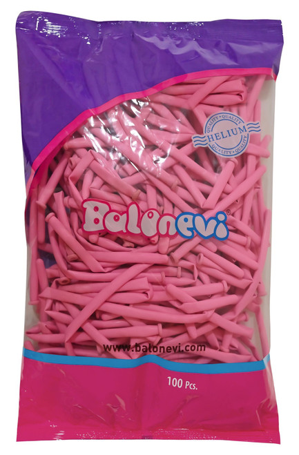 Pink Modelling Balloon (Pack of 100)  Pink Modelling Balloon (Pack of 100)