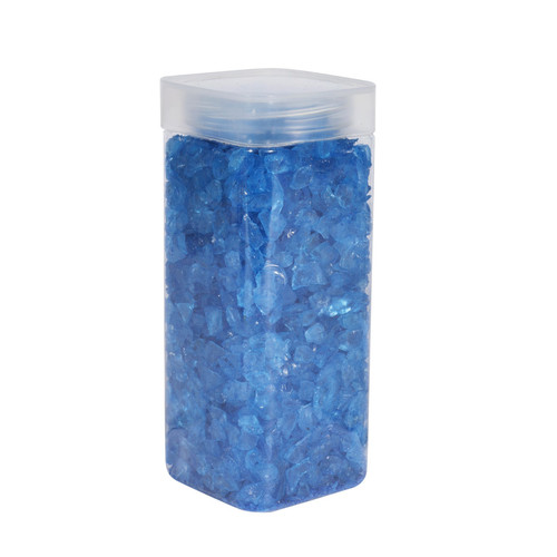 5-8mm Blue Glass Pebbles (750gr) 5-8mm Blue Glass Pebbles (750gr)