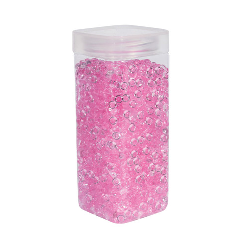 7mm Plastic Bright Pink Beads (330gr)  7mm Plastic Bright Pink Beads (330gr)