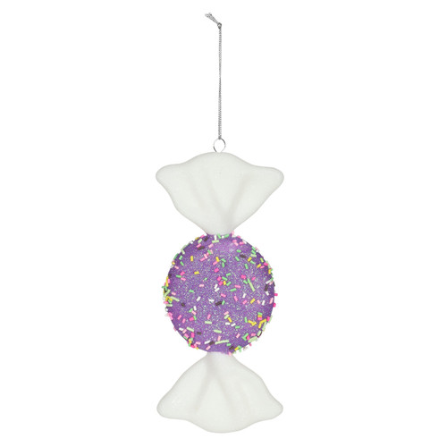 Purple Flat Candy Hanging Decoration (18cm) Purple Flat Candy Hanging Decoration (18cm)