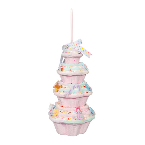 Pink Cake Stake Hanging Decoration (28cm) Pink Cake Stake Hanging Decoration (28cm)