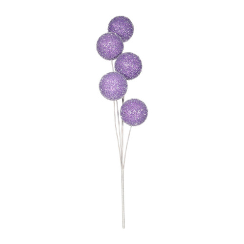 Purple Sparkle Ball Spray (61cm) Purple Sparkle Ball Spray (61cm)