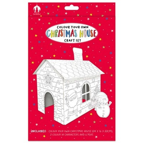 Activity Colour Your Own Christmas House