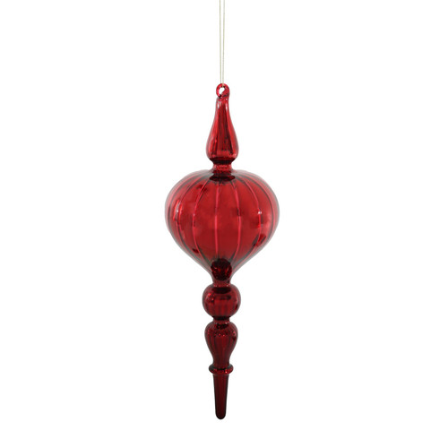 Red Glass Hanging Decoration (30cm) Red Glass Hanging Decoration (30cm)