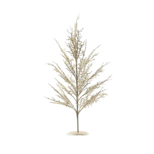 Gold Glitter and Beaded Tree (55cm)  Gold Glitter and Beaded Tree (55cm)