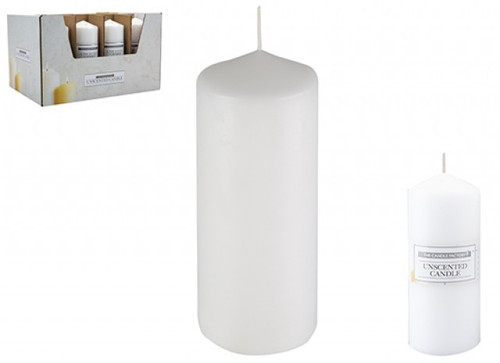 Unscented Pillar Candle (15cm) 