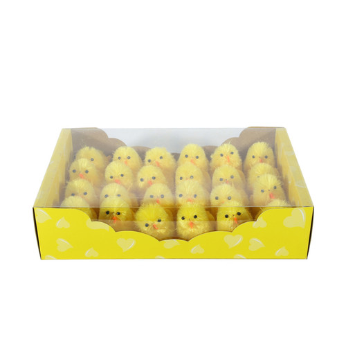 Pack of 24 Easter Chicks (6cm) Pack of 24 Easter Chicks (6cm)