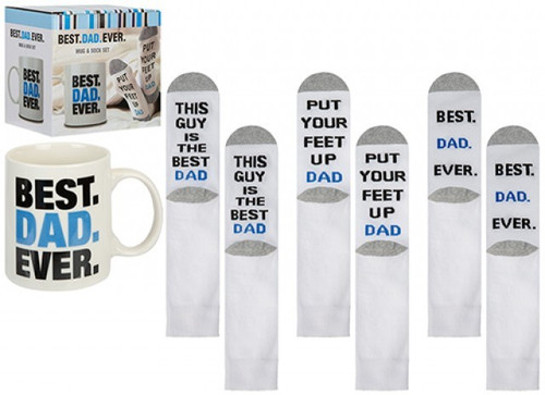 Best Dad Ever Mug & Socks Set Best Dad Ever Mug & Socks Set