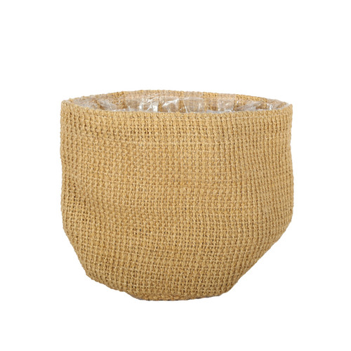 Jute Nursery Basket with Liner (14x14cm) Jute Nursery Basket with Liner (14x14cm)