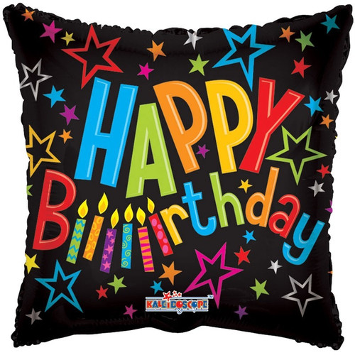 Square Happy Birthday Balloon